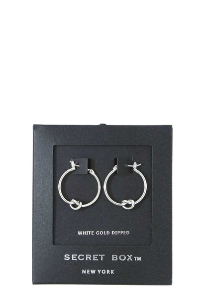Knot Hoop Earring