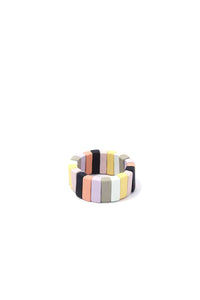 Rectangular Shape Block Stretch Ring