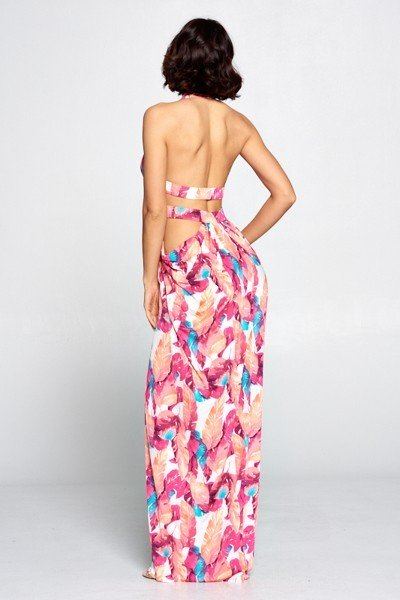 Cut Out Long Dress