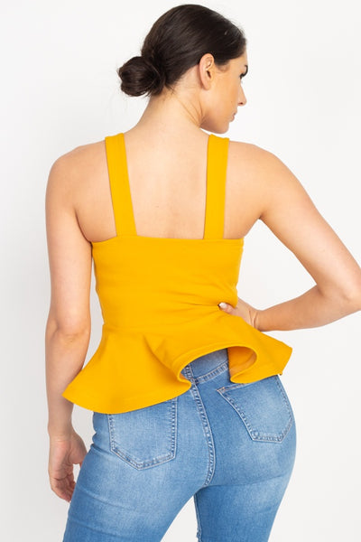 Sweetheart Bustier Peplum Top