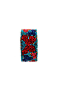 Designer Beaded Thick Fashion Butterfly Bangle Bracelet