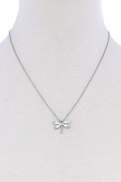 Cute Dragonfly Pendant Modern Necklace