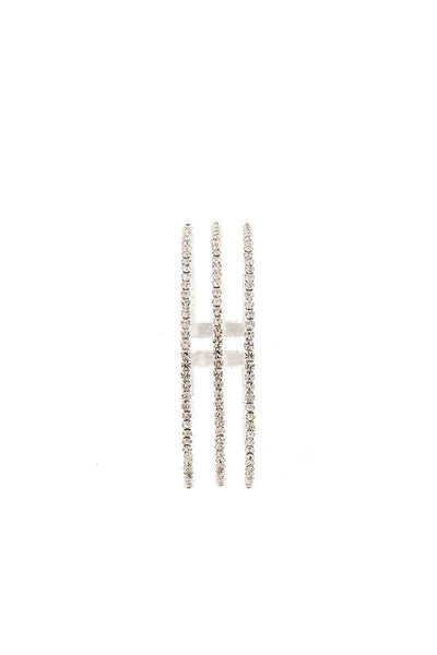 Triple Raw Fashion Rhinestone Bracelet