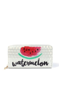 Watermelon Print Wallet
