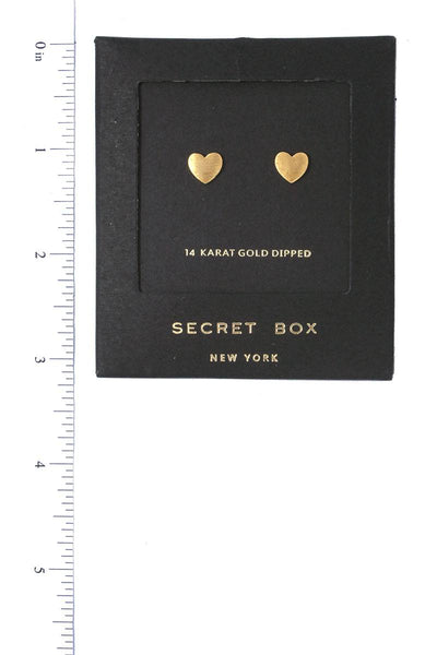 Dainty Heart Post Earring