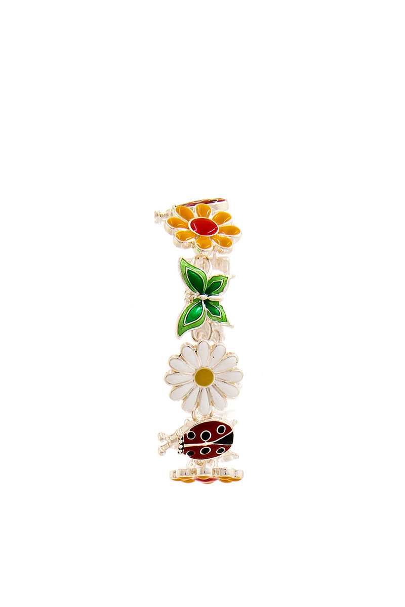 Fashion Cute Flower And Bug Bracelet