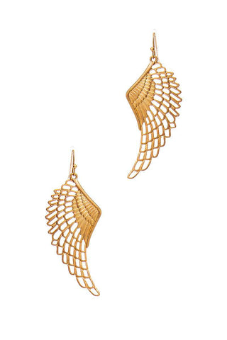 Modern Chic Wing Drop Earring