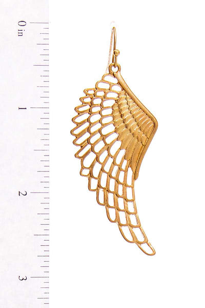 Modern Chic Wing Drop Earring