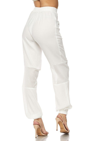 Mesh Knee Detail Pants